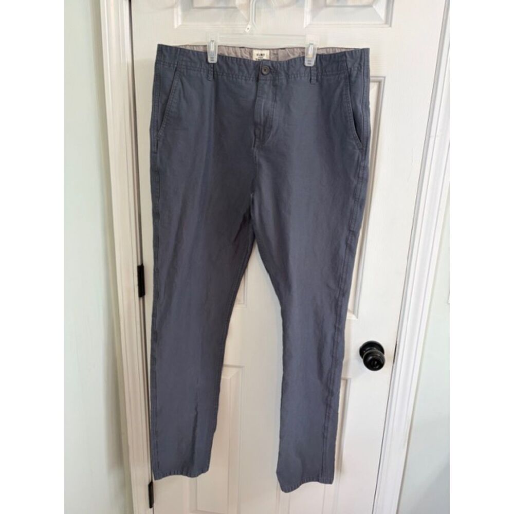 Flint and Tinder Mens Blue Cotton Chino Pants Size 38